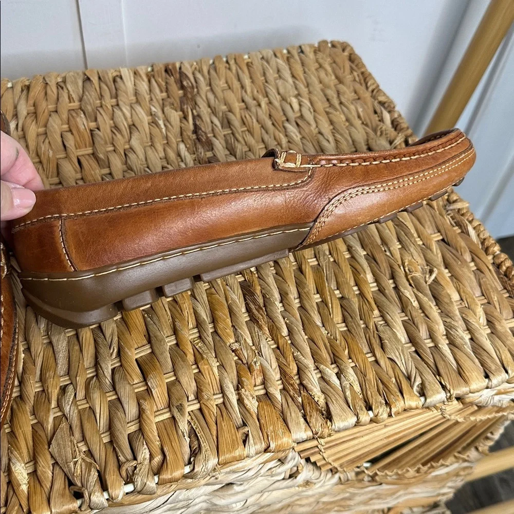 Georgia Brutini Brown Leather Loafers‎ size 8.5